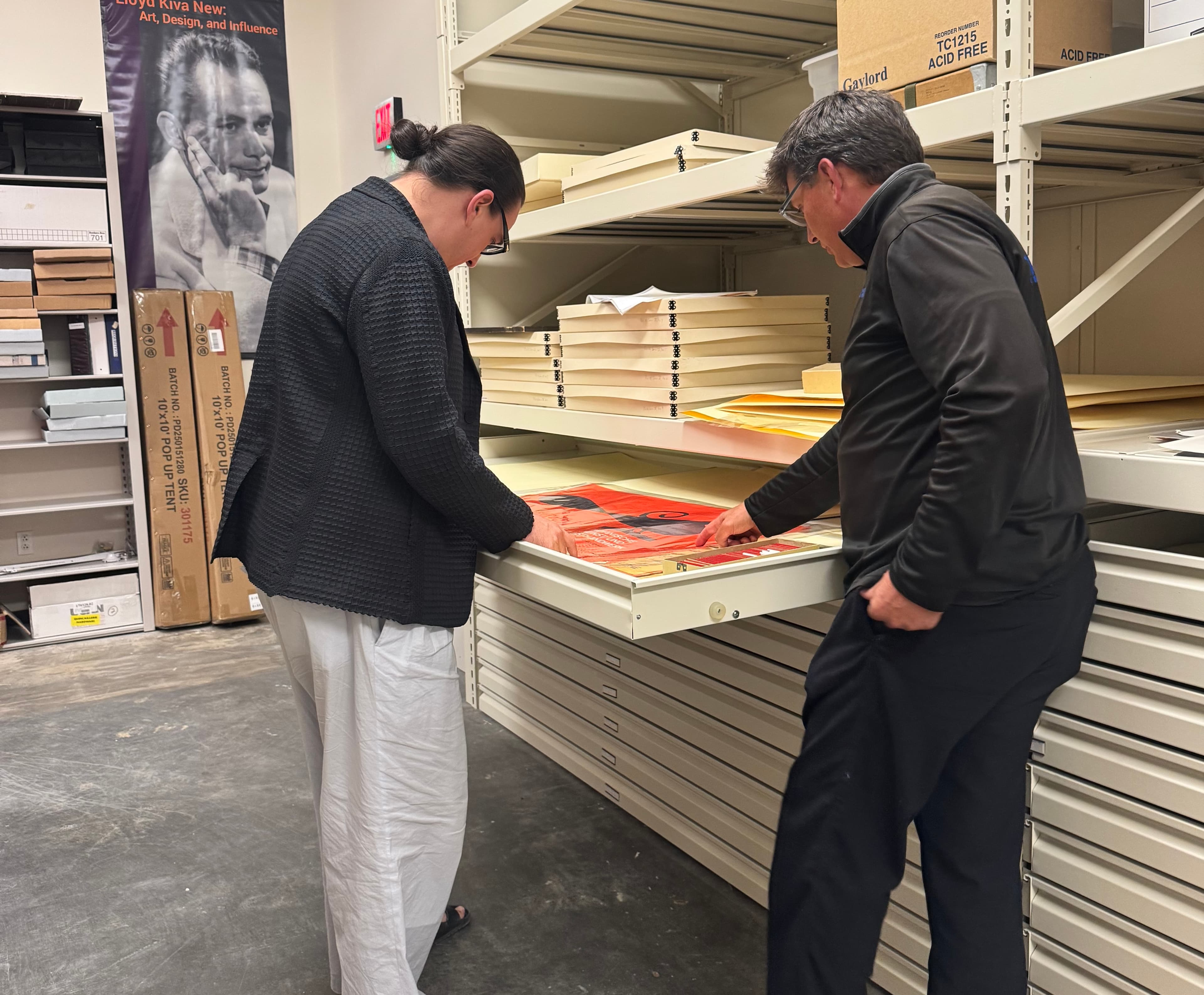 Brian Johnson with print